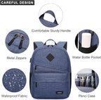 School backpack for Teen Boy, 15.6 inch Laptop Backpack - Image 3