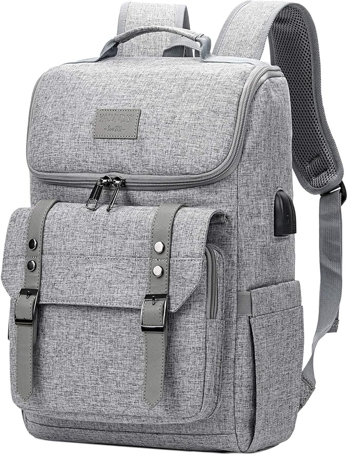 YALUNDISI Vintage Backpack Travel Laptop Backpack by YALUNDISI