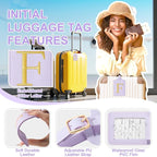 Personalized Initial Luggage Tags - Image 3