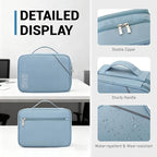 Lanola Travel Cable Organizer Bag, Electronic Accessories Case Portable Double - Image 5