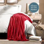 Bare Home Fleece Blanket - Image 2