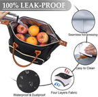 Black Lunch Box for Women Insulated Lunch Bag for Work - Image 3