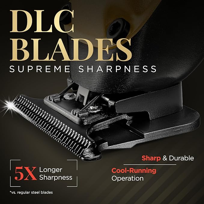 Fagaci Professional Zero Gapped Trimmer for Men, 5X Longer Sharpness Cordless Beard Trimmer for Men, T Liners Professional Trimmers for Barbers with Brushless Motor, Zero Gap Trimmers Barber T Blade