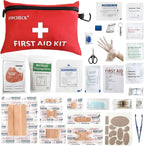 Mini First Aid Kit, 132 Piece Small Waterproof Emergency Medical Kit by DWCHECK