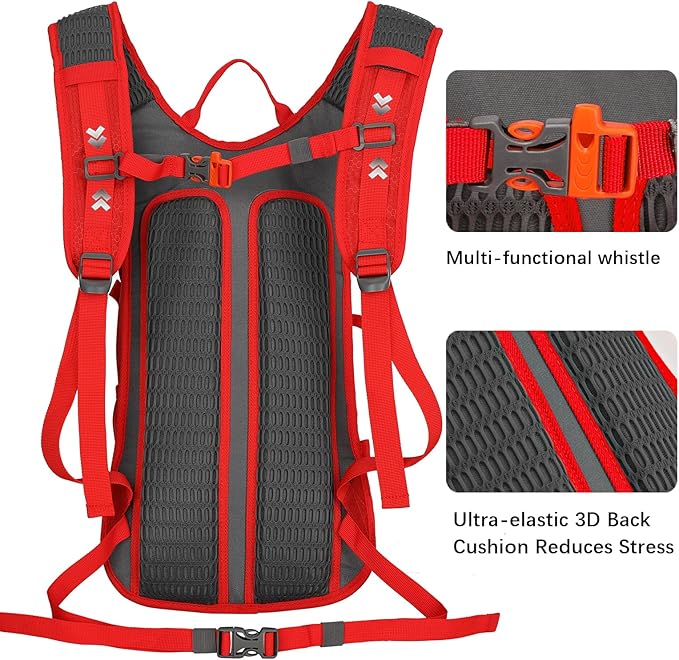 LARIPOP Hydration Backpack, 18L Hiking Backpack - Image 6