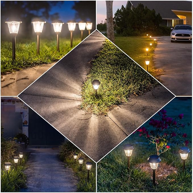 XMCOSY+ Solar Lights Pathway Outdoor - Image 4