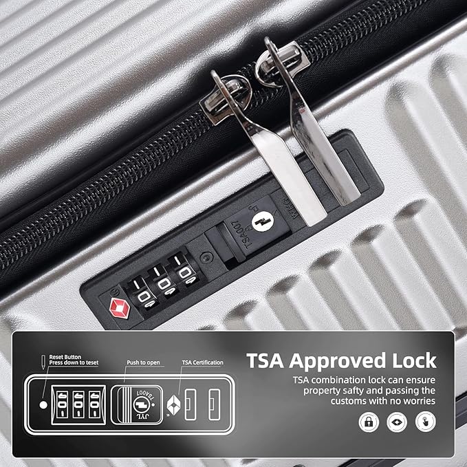 29 Inch Aluminum Checked Luggage - Image 5