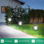 UBright Solar Lantern Lights Outdoor Waterproof Metal Hanging Solar Lights - Image 6
