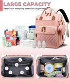 Diaper Bag with Changing Station, Waterproof 3 in 1 Baby Diaper Backpack with - Image 5