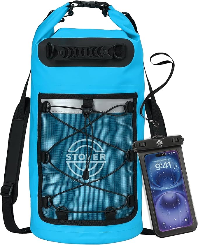 STOVER 5/10/25/30/40/55L Waterproof Backpack- Floating Dry Bag by STOVER