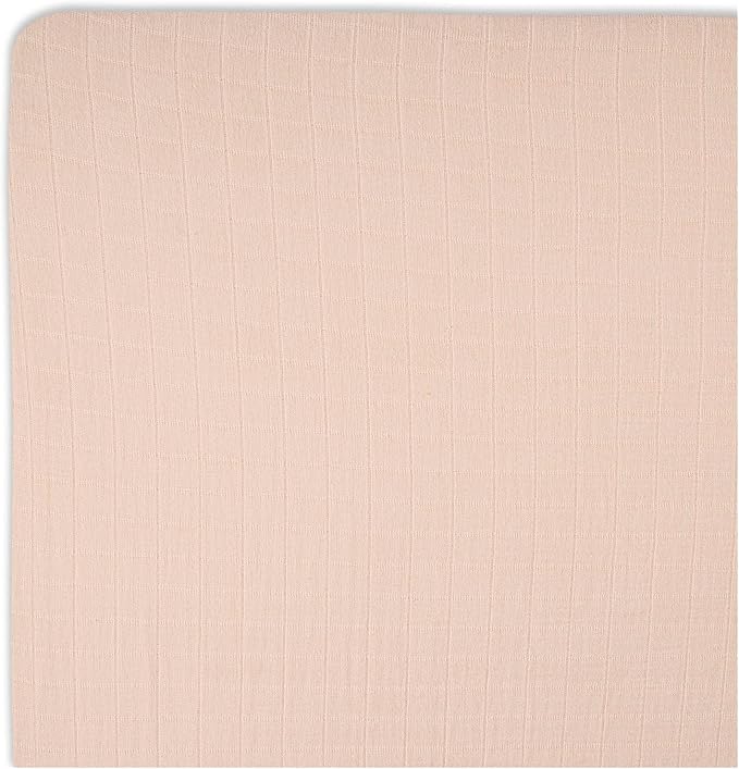 Crane Baby Cotton Sateen Fitted Sheet, Desert Rose, Soft Cotton Crib Sheets - Image 6