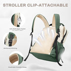 VONAL Diaper Bag Backpack, Lightweight Baby Diaper Bags, Travel Large Diaper Bag - Image 5