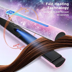 3 in 1 1875W Hair Dryer Straightening Curling Iron, PARWIN PRO BEAUTY Hair Styling Set, Valentine Gift, Ion Hair Dryer, Flat Iron Hair Straightener, Cone Curling Iron, Gift Set,Galaxy Pattern