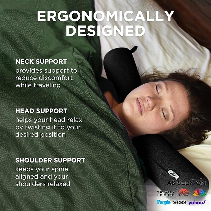 Dot&Dot Twist Memory Foam Travel Pillow - Image 3