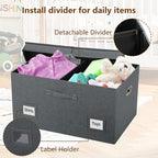 75 Quarts Extra Large Decorative Storage Bins - Image 5