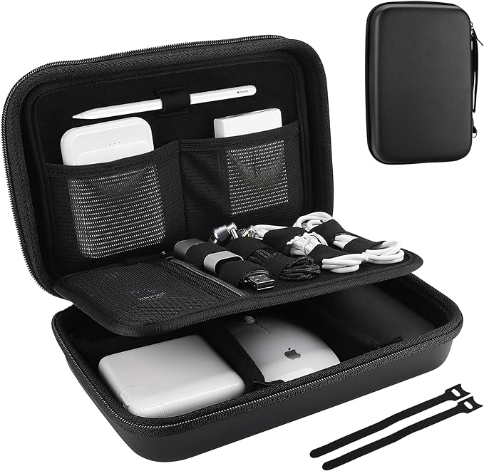 ProCase Hard Travel Electronic Organizer Case by ProCase
