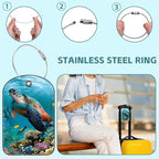 Hawaiian Sea Turtle Luggage Tag - Image 3