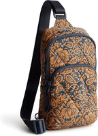Vera Bradley Women's Lorman Sling Backpack-Featherweight Bag, Lotus Montage - Image 2
