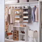 StorageWorks Hanging Closet Organizer, 3-Shelf Shelves - Image 7