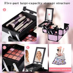 Makeup Train Case, Portable Makeup Case - Image 4
