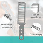 Fading Comb, Professional Hair Cutting Tools, 6 Piece Set, Self Haircut Kit for Men Hair Combs Fade Comb, for Precise Hair Styling and Easy Grooming