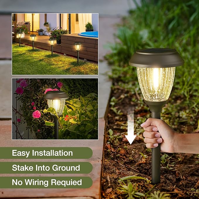 XMCOSY+ Solar Lights Outdoor 10/25 LM LED - Image 5