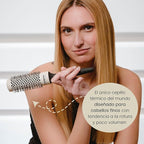 Termix Evolution Soft Ø 28 mm-Hairbrush for thin hair with ionized bristles specially for thin and delicate hair.