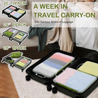 Cipway Mesh Compression Packing Cubes, Ultralight See Through Luggage Organizer - Image 7