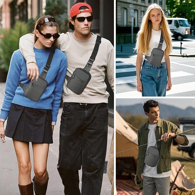 VADOO Crossbody Bags for Women, Mini Lightweight RFID Blocking Sling Men Bag - Image 5