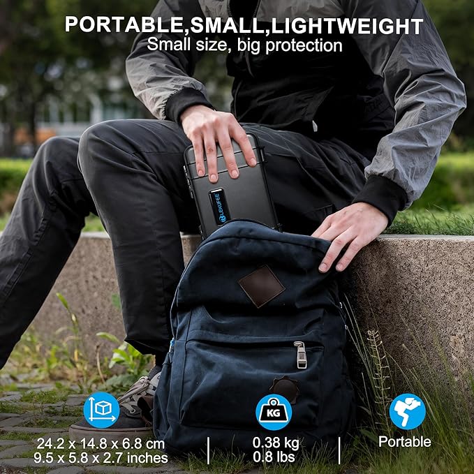Lekufee Travel Waterproof Hard Case - Image 4