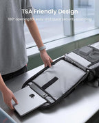 tomtoc Travel Backpack 28L, TSA Friendly Flight Approved Carry-on Luggage Hand - Image 5