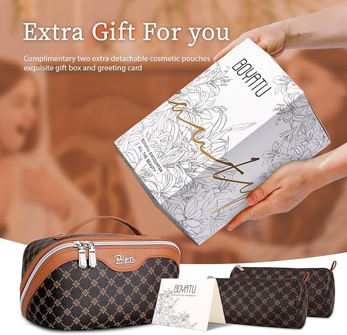 BOYATU Travel Makeup Bag Cosmetic Bags - Image 6