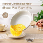 SENSARTE Nonstick Ceramic Cookware Set 16-Piece, Healthy Pots and Pans Set - Image 2