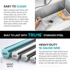 Kraus KHU100-32 Standart PRO 16 Gauge Undermount Single Bowl Stainless Steel - Image 9