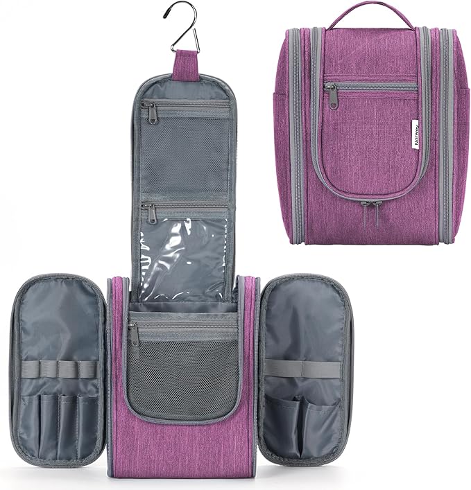 Narwey Small Hanging Toiletry Bag Women Travel Makeup Bag Organizer Toiletries by Narwey