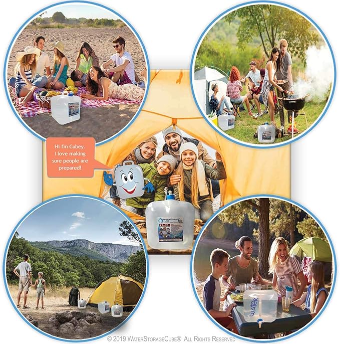 WaterStorageCube BPA Free Collapsible Water Container - Image 4