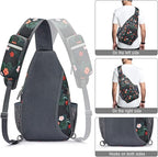 G4Free Sling Bag RFID Blocking Sling Backpack Crossbody Chest Bag Daypack - Image 6
