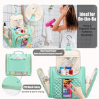 Travel Toiletry Bag for Women, Hanging Toiletry Bag, Bathroom Bag Portable - Image 3