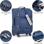 Hanke Luggage Sets 2 Piece Softside Expandable Luggage - Image 8