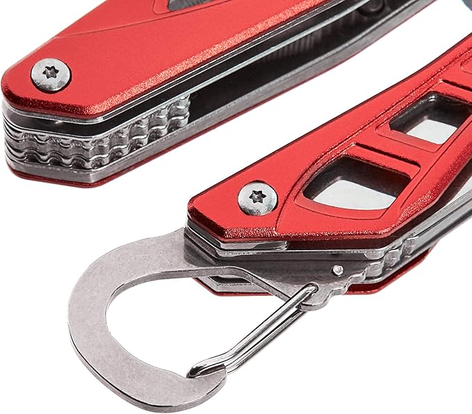 Amazon Basics 8-in-1 Stainless Steel Multitool Safety Lock - Image 4