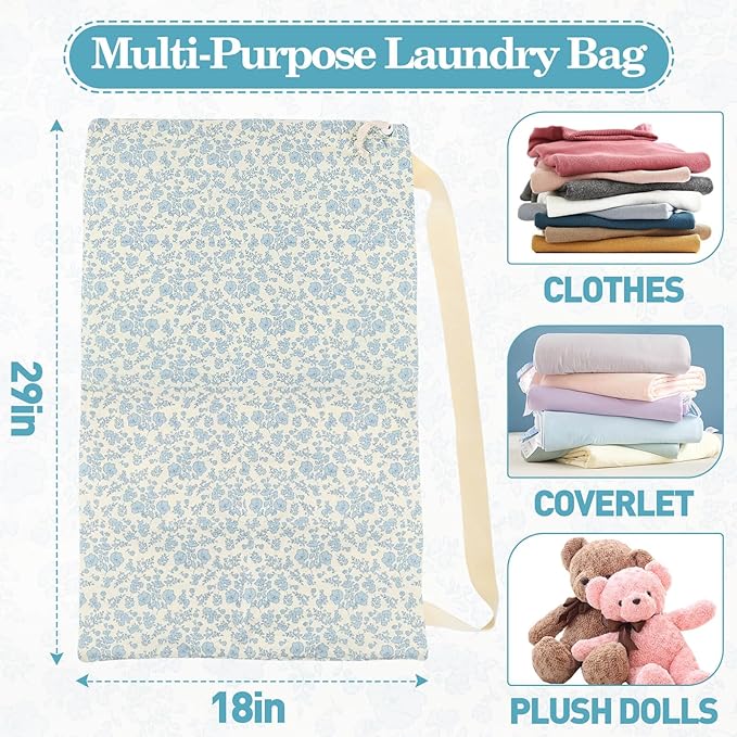 College Laundry Bag, Dirty Clothes Laundry Bag - Image 7