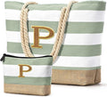 Becokan Beach Bag Initial Beach Tote by BecokanBeachBagSpecialist