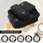 8 Piece Compression Packing Cubes Set - Image 6