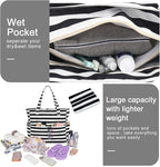 Beach Pool Bags Tote for Women Ladies Large Gym Tote Carry On Bag - Image 6