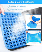 Gel Travel Seat Cushion, Portable Airplane Seat Cushion, 14.5" x 10.5" Thick & - Image 7