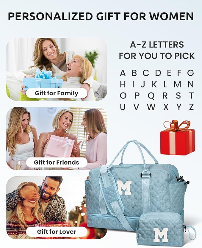 Gifts for Girls-Teen Weekender Bags, Personalized Weekender Bag, Monogram - Image 2