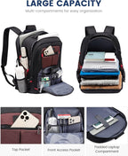 LOVEVOOK Travel Backpack for Men 17inch Large Work Backpack for Men Large - Image 2