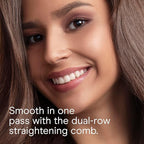 INFINITI PRO CONAIR 3-in-1 Styling Hair Dryer, 1875W Blow Dryer with 3 Styling Attachments to Detangle, Straighten, and Volumize, Tourmaline Ceramic Coating and Ionic Conditioning, Black