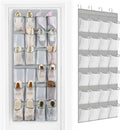 FENTEC 24 Pockets Over the Door Shoe Organizer Hanging Shoe Organizer by Fentec