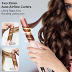 9 in 1 Hot Air Styler Wrap, High-Speed Hair Dryer Brush with Auto Wrap Curlers, Foldable Ionic Blow Dryer Brush for Fast Drying, Smoothing & Volumizing, Multi-Styling Tools (Gifts for Women)